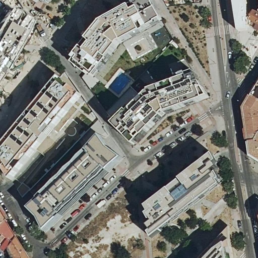 Вид згори на територію школи «Vallecas»