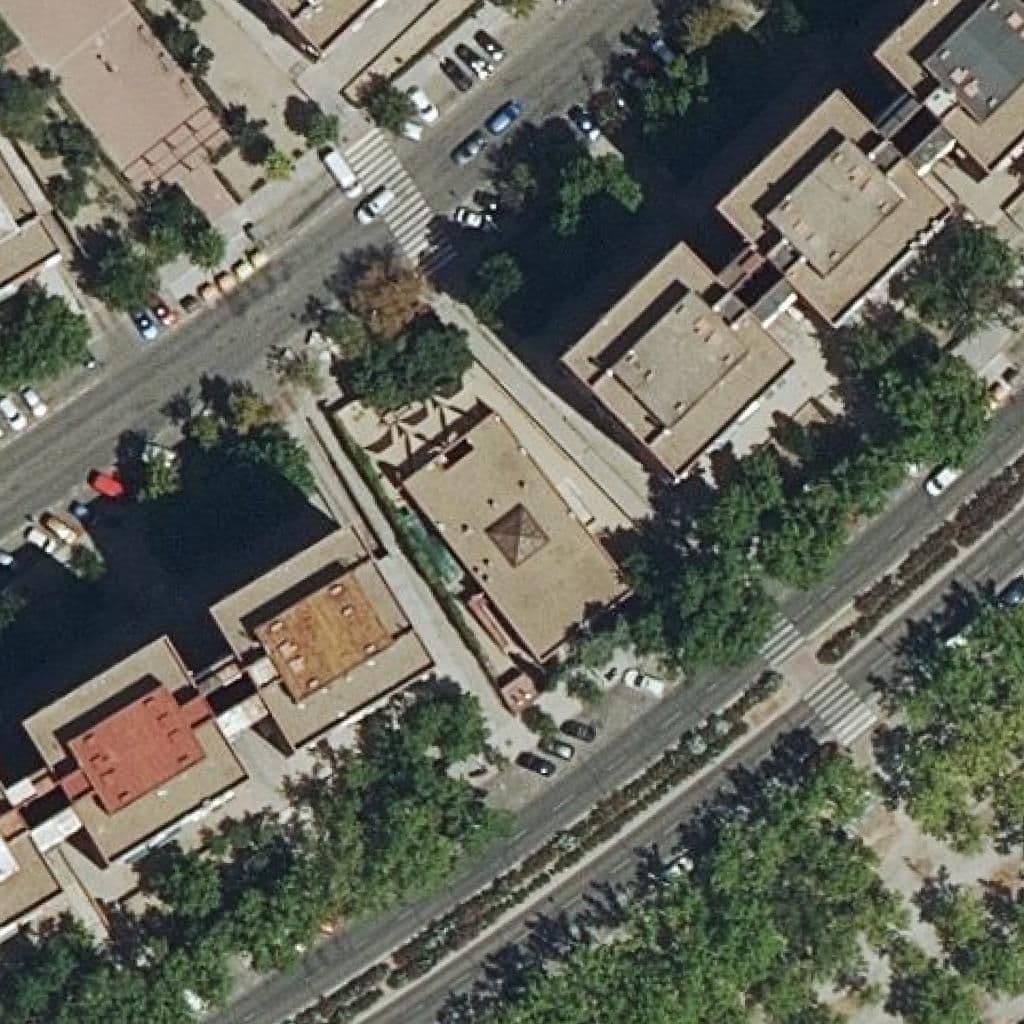 Aerial view of the grounds of Zaleo