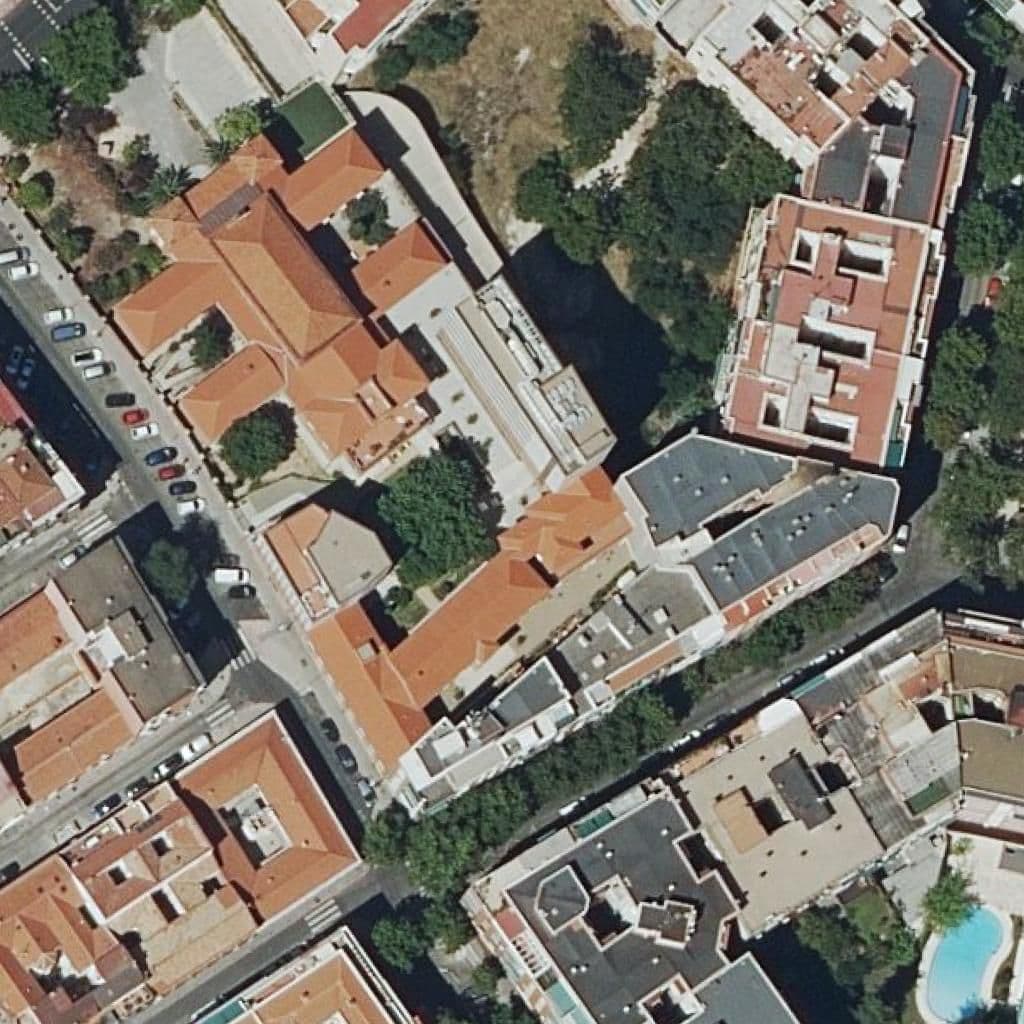 Aerial view of the grounds of Fundacion Pilar De La Mata