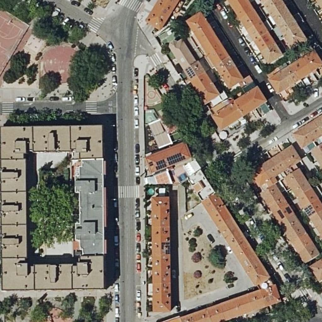 Aerial view of the grounds of Delphos