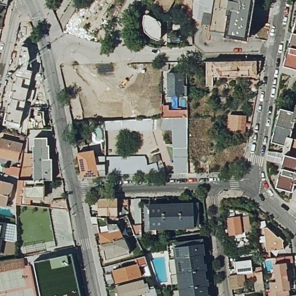 Aerial view of the grounds of Can-Ta-Chimutri (Sol Y Luna)