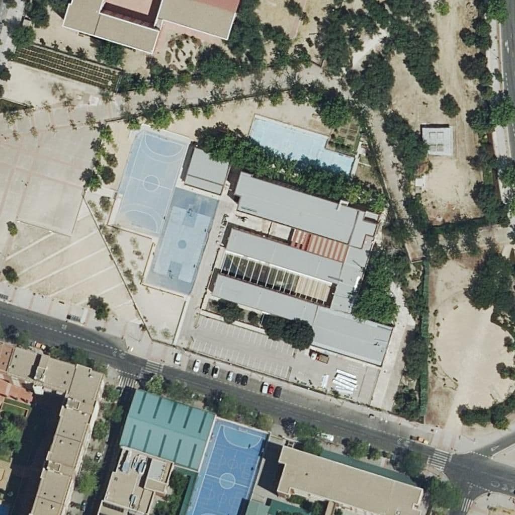 Aerial view of the grounds of Valdebernardo