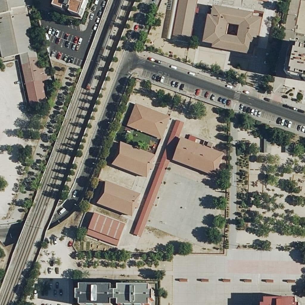 Aerial view of the grounds of Rayuela