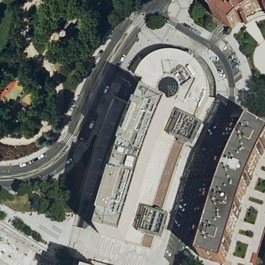 Вид згори на територію школи «C.de Formac.de La Caja Ah.y M.p.madrid»