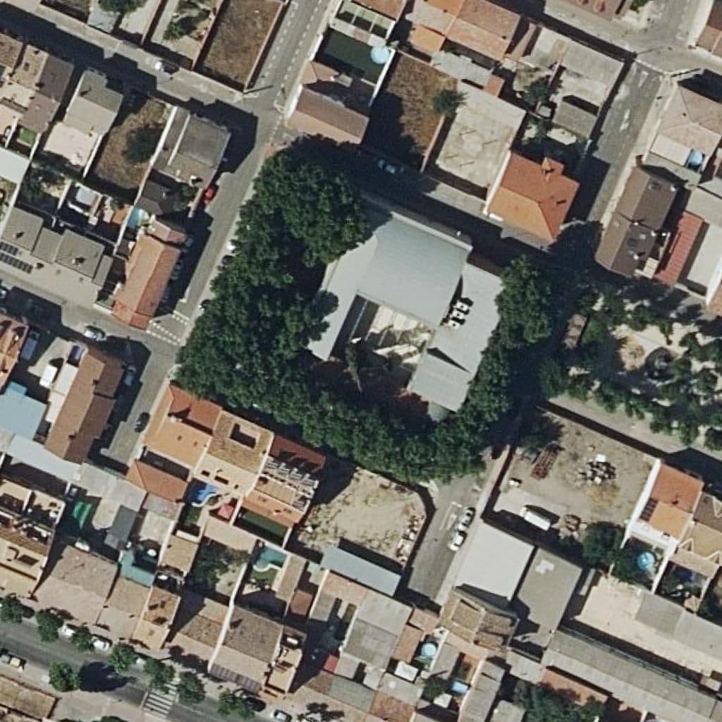 Aerial view of the grounds of San Martin De La Vega