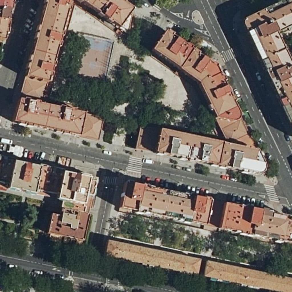 Вид сверху на территорию школы «San Javier»