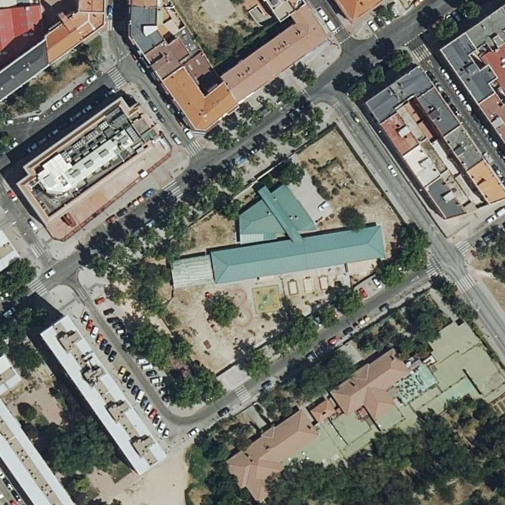 Aerial view of the grounds of La Cornisa