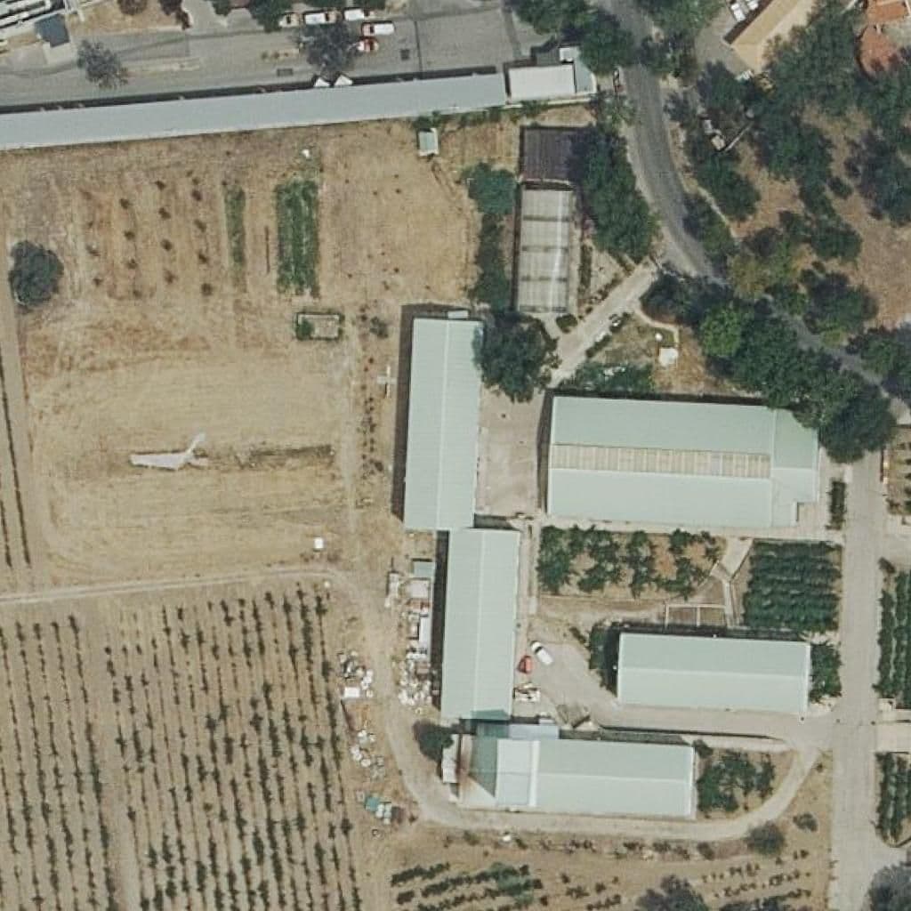 Aerial view of the grounds of Escuela De La Vid