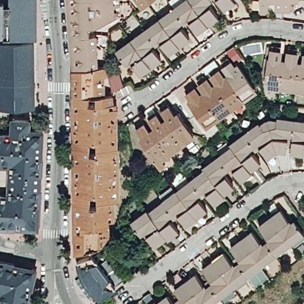 Aerial view of the grounds of Pulgarcito