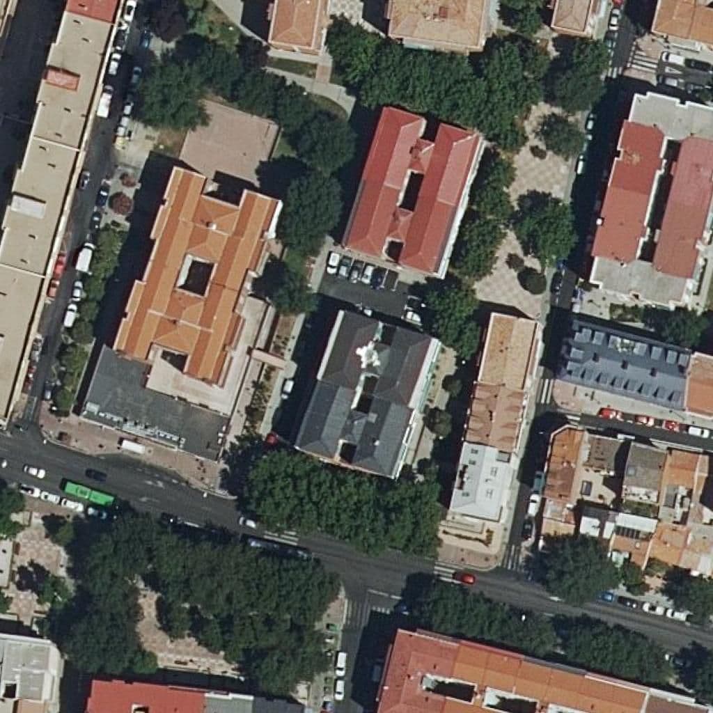 Aerial view of the grounds of Triunfo Ii