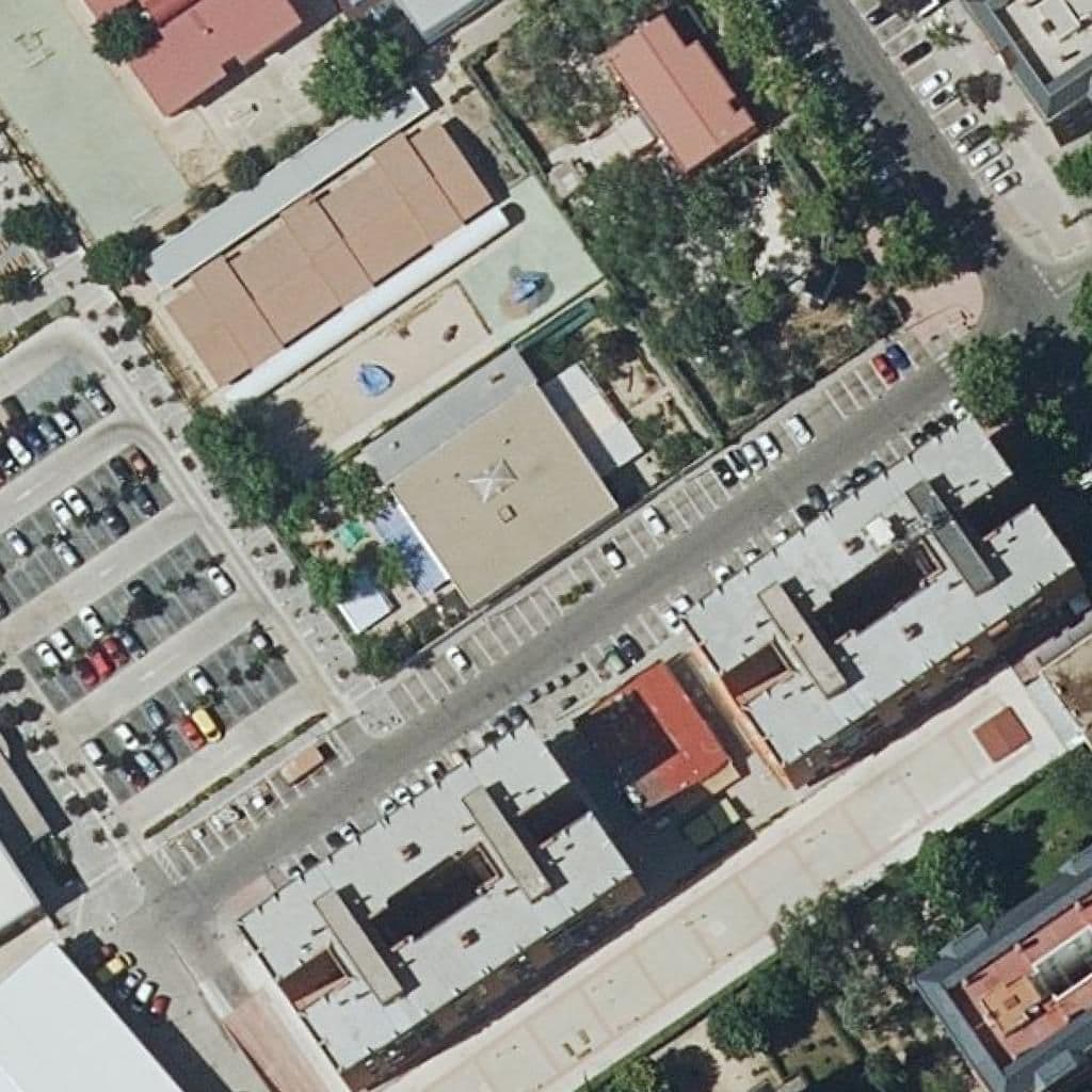 Aerial view of the grounds of Los Cuentos