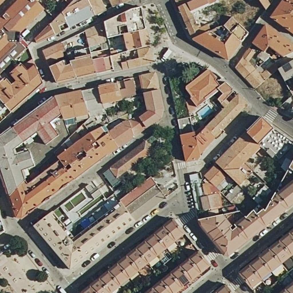 Aerial view of the grounds of Arganda Del Rey