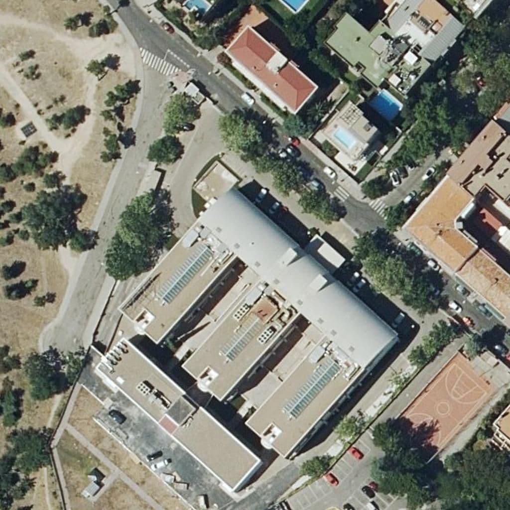 Aerial view of the grounds of Instituto De Formacion Empresarial De La Camara Oficial De Comercio E Industria De Madrid
