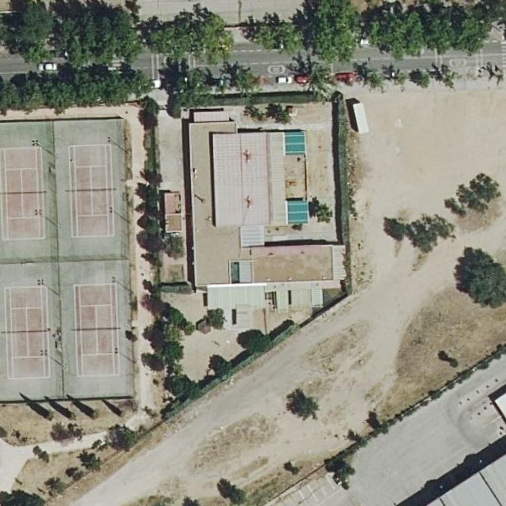 Aerial view of the grounds of El Cuco