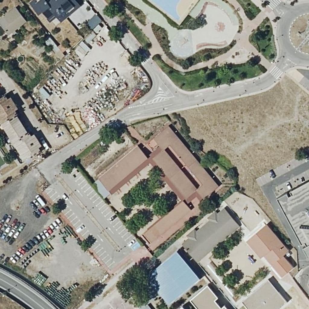 Aerial view of the grounds of Manantial