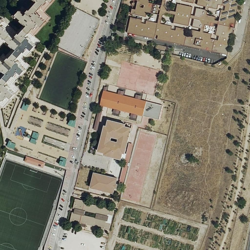 Aerial view of the grounds of Gallipatos