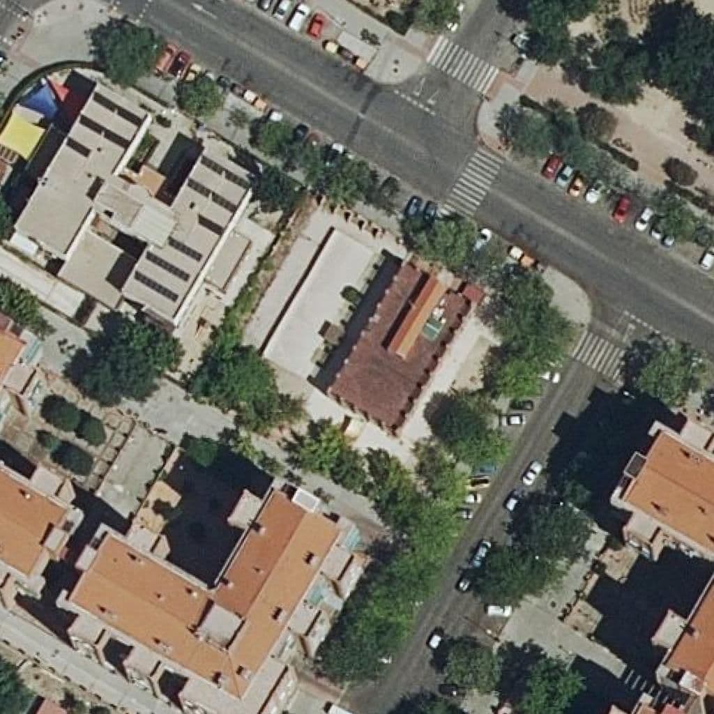 Aerial view of the grounds of Petirrojo