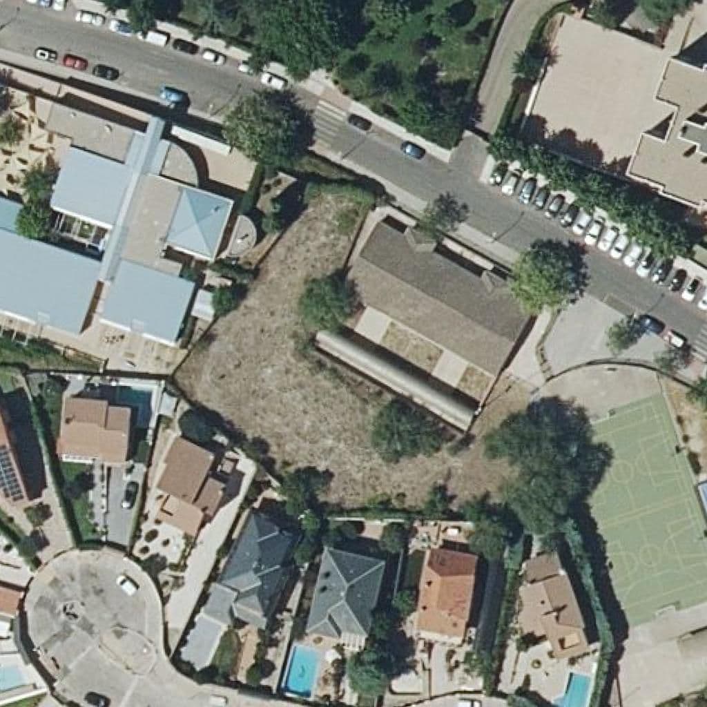 Aerial view of the grounds of La Rampa