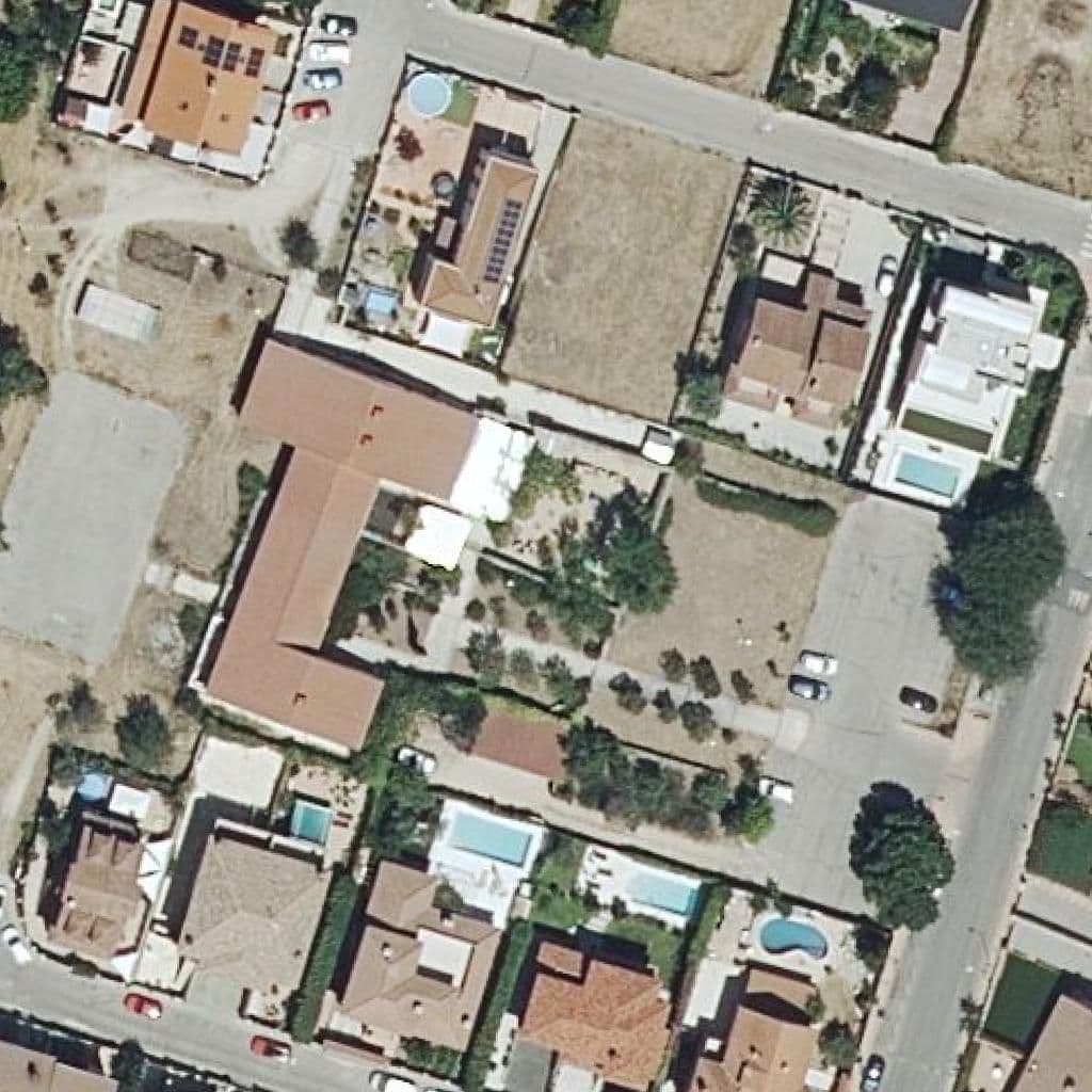 Aerial view of the grounds of Colmenar Viejo