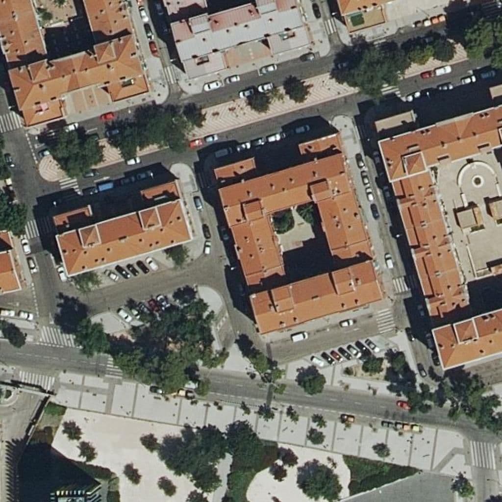Aerial view of the grounds of El Sur