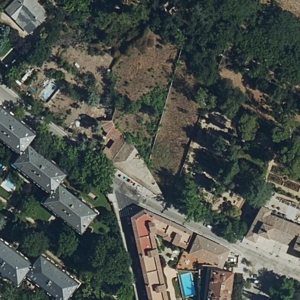 Aerial view of the grounds of Villaviciosa De Odon