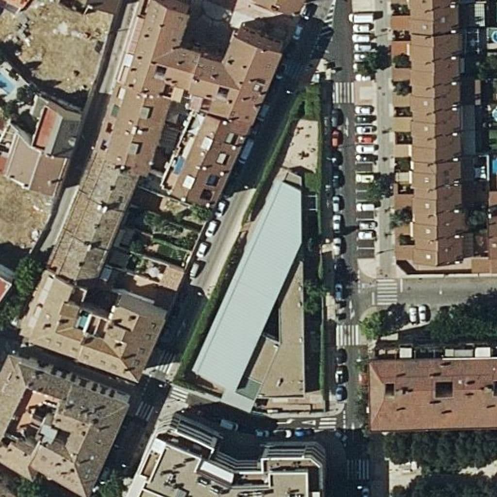 Aerial view of the grounds of Triangulo