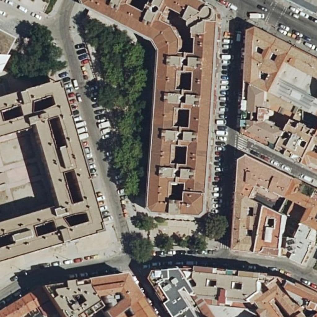 Aerial view of the grounds of La Pradera