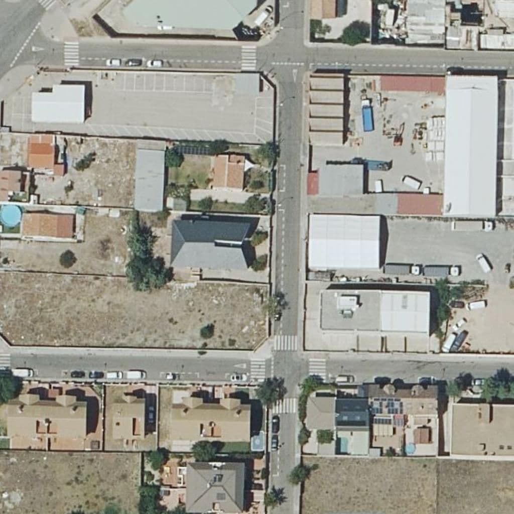 Aerial view of the grounds of La Arboleda
