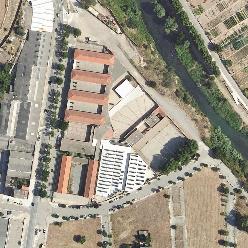 Aerial view of the grounds of Institut Llobregat