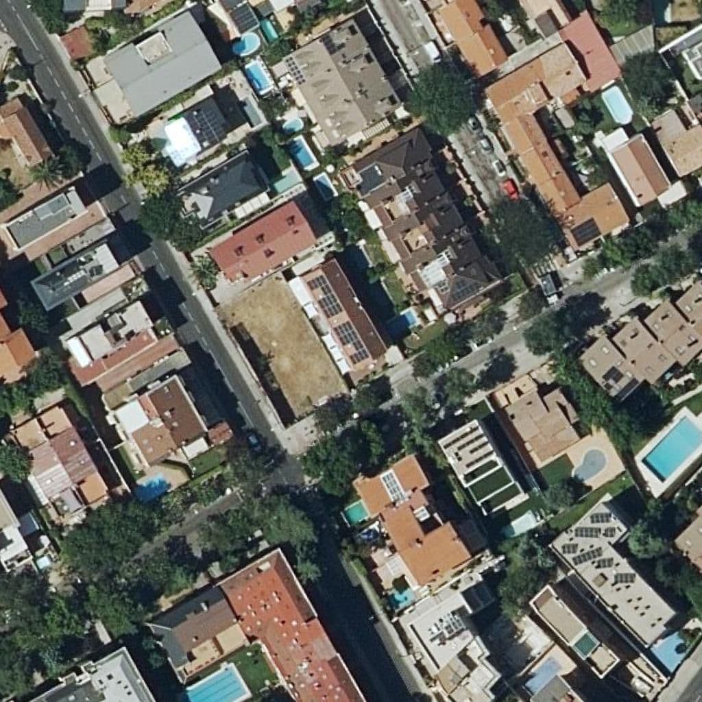 Aerial view of the grounds of El Osito