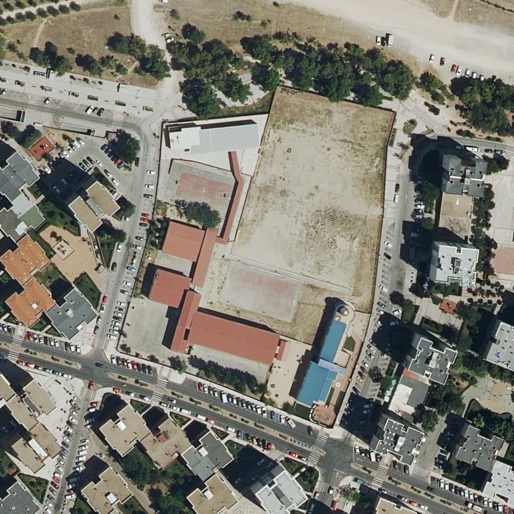 Aerial view of the grounds of Giner De Los Rios