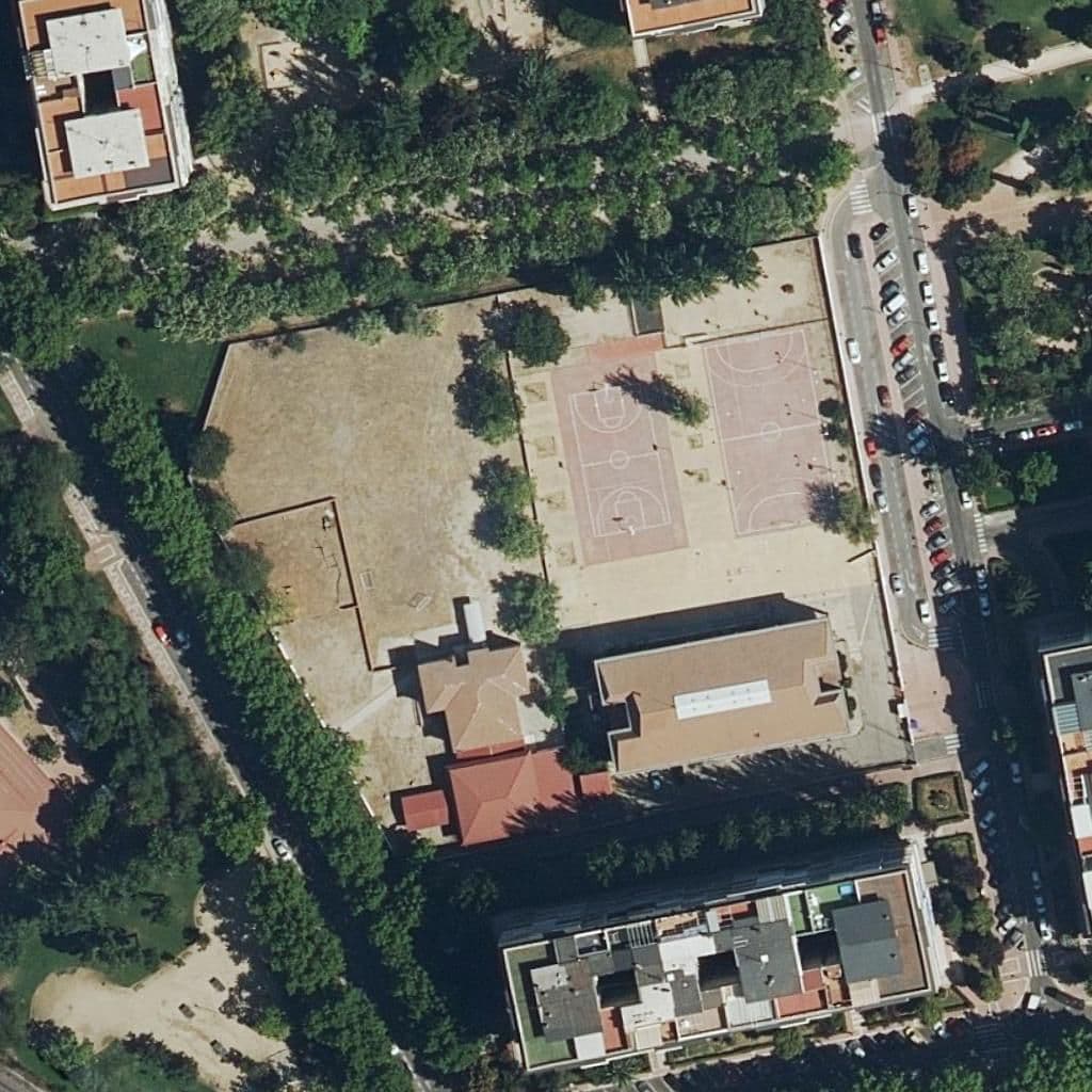 Aerial view of the grounds of Alonso Cano