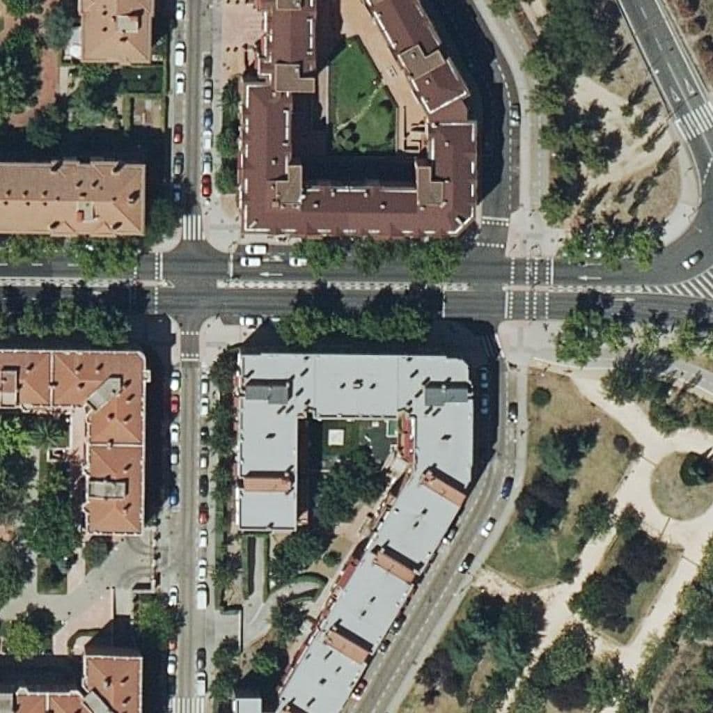 Aerial view of the grounds of Mi Primer Cole