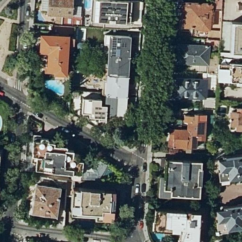 Aerial view of the grounds of Nido