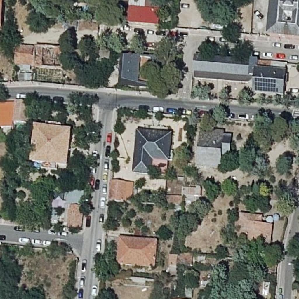 Aerial view of the grounds of Colibrí