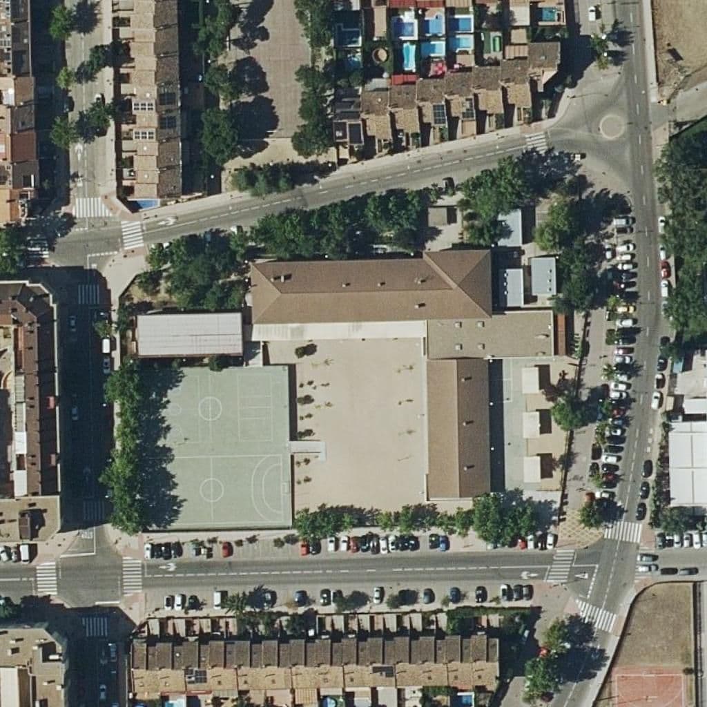 Aerial view of the grounds of Europa