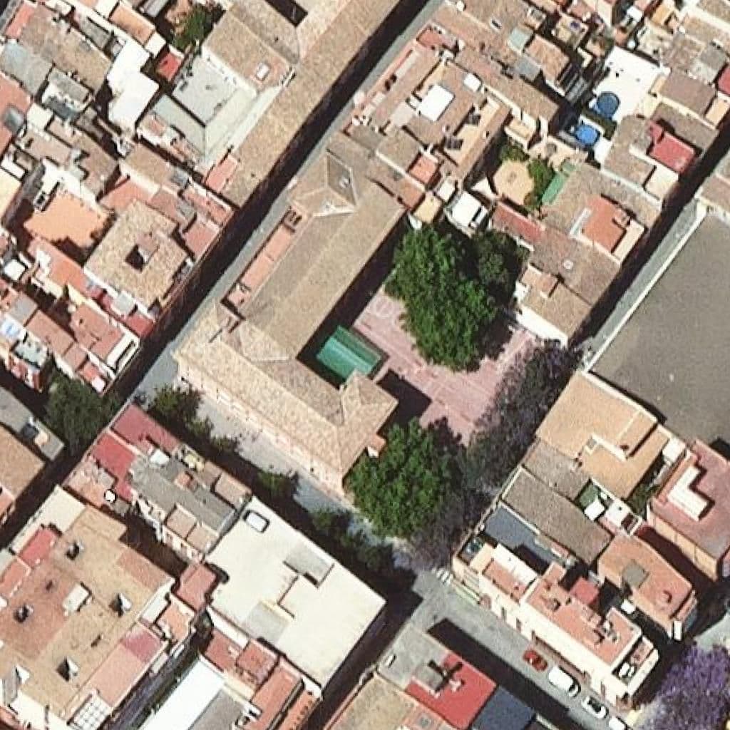 Aerial view of the grounds of Escola Estalella I Graells
