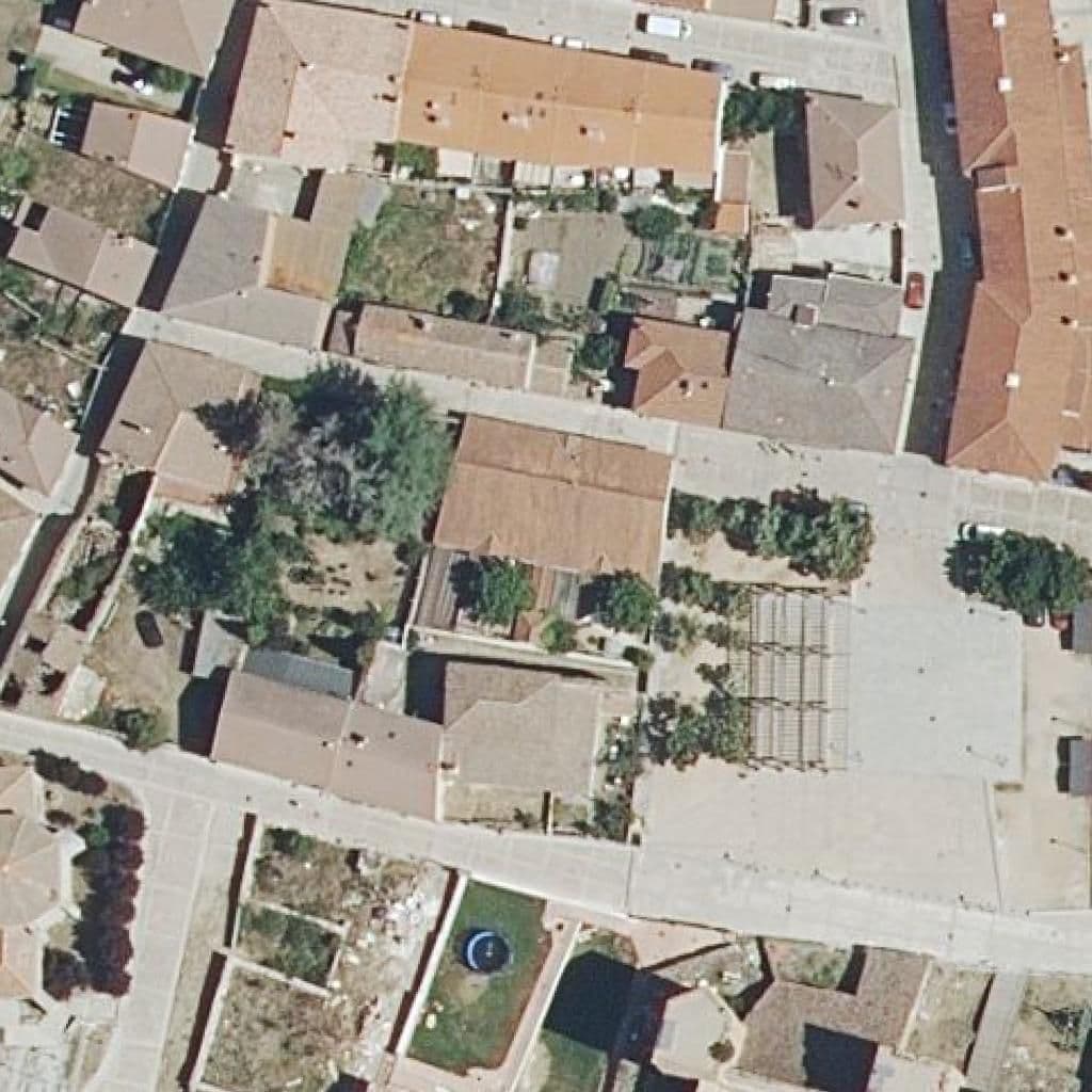 Вид сверху на территорию школы «Norte-3, Buitrago De Lozoya»