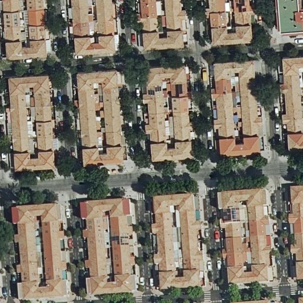 Aerial view of the grounds of Capital-2, Republica De El Salvador