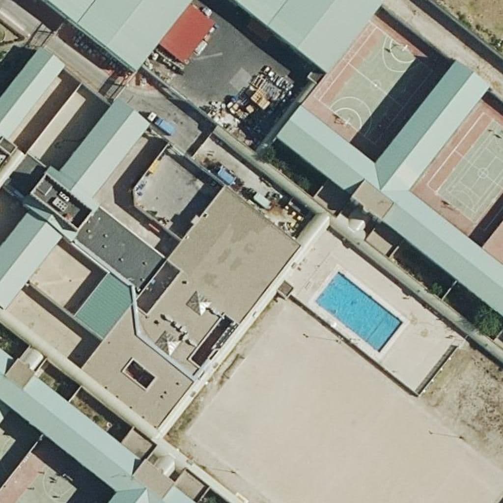 Aerial view of the grounds of Alborada