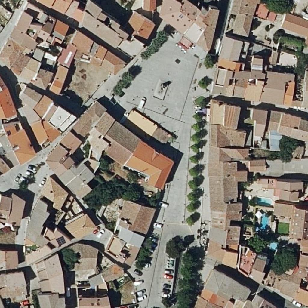 Aerial view of the grounds of Robledo De Chavela