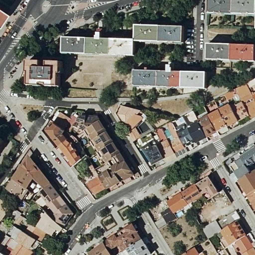 Aerial view of the grounds of Mama Queca I