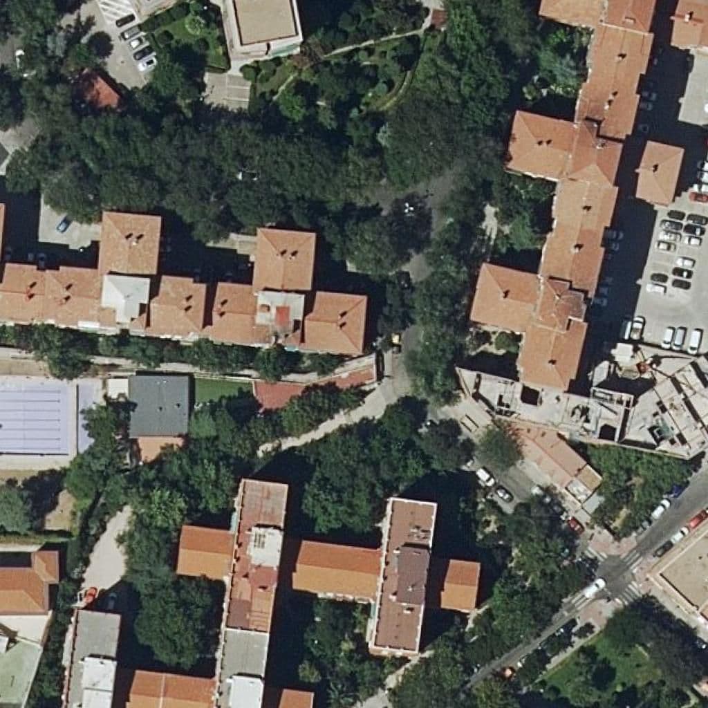 Aerial view of the grounds of Projardin Ventas