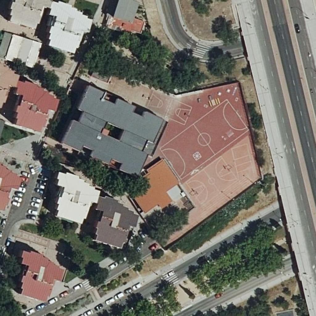 Aerial view of the grounds of Nuestra Señora De La Fuencisla