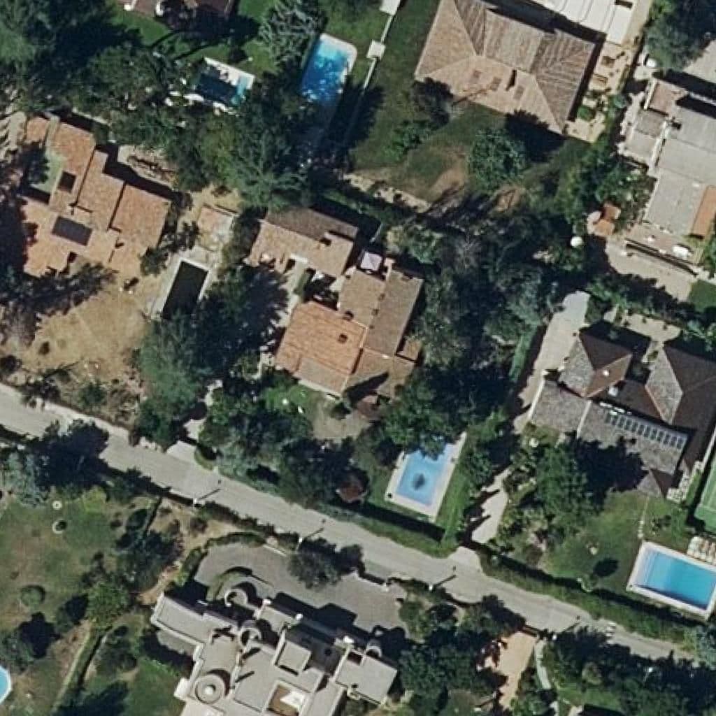 Vista aérea del recinto de Escuela Montessori Madrid