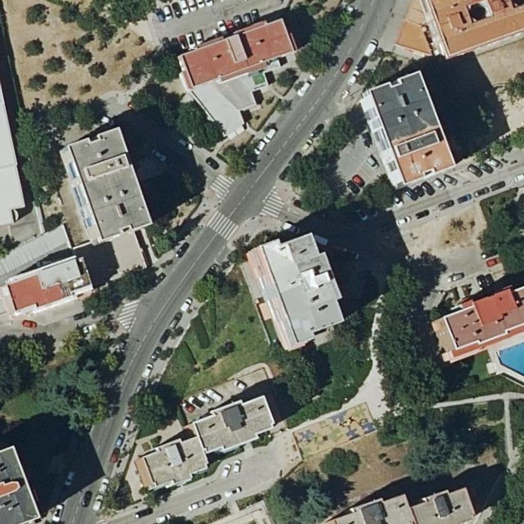 Aerial view of the grounds of Todo Para La Infancia