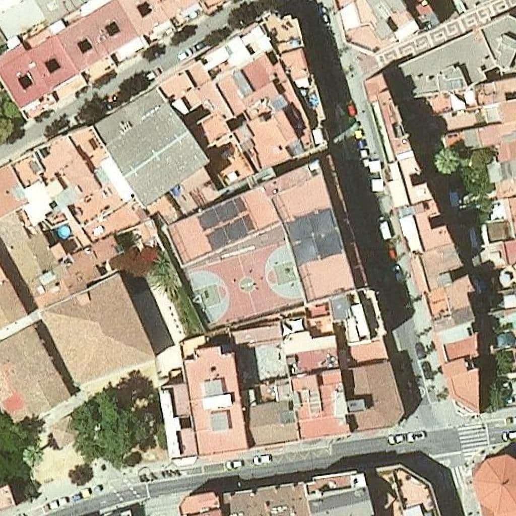 Aerial view of the grounds of Fep Tecla Sala