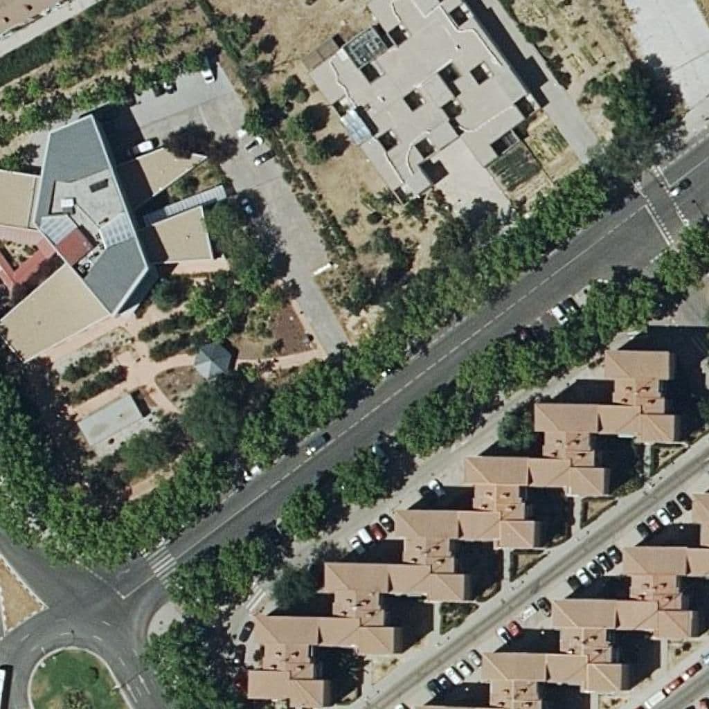 Aerial view of the grounds of Pauta