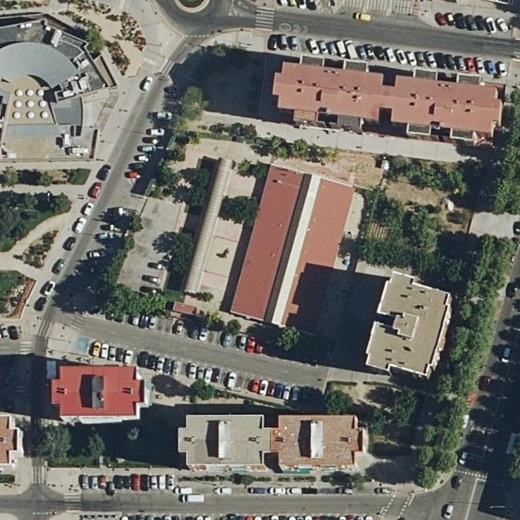 Aerial view of the grounds of La Linterna Magica