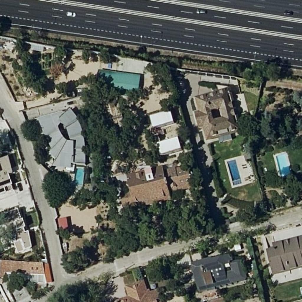 Aerial view of the grounds of Pedagogia Waldorf De Aravaca